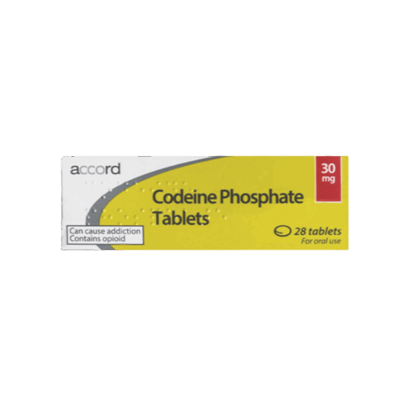 Accord Codeine Phosphate 30mg – 28 Tablets