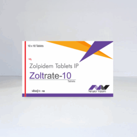 Zoltrate Zolpidem Tablets IP 10 Tablets